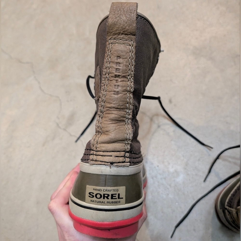 Sorel 1964 Premium CVS NL1717 Boots Women's 8 Lace Up - Picture 8 of 9